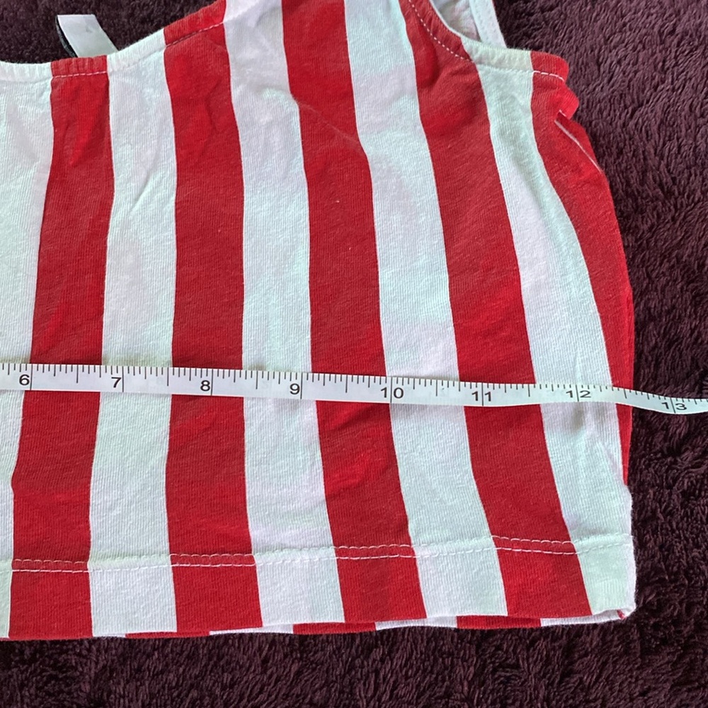Striped cropped top - Picture 2 of 3
